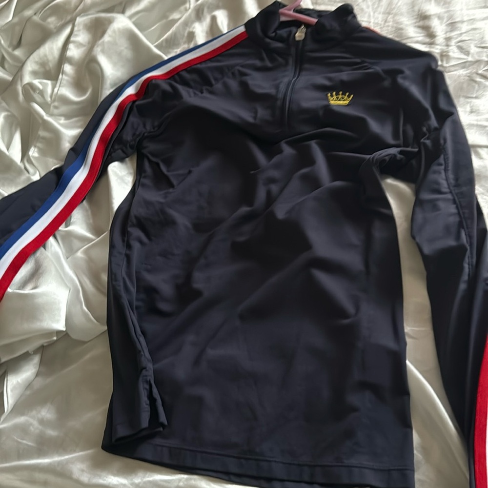kastel denmark size xs navy su shirt horse